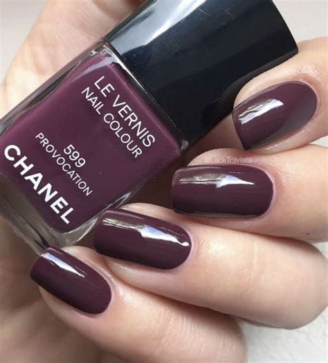 chanel provocation gel polish|I’m Plum Crazy About Chanel’s Provocation Le Vernis Nail Colour.